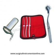 Hegar uterine dilator 3 pieces set,3-4, 5-6, 7-8, pinwheel, collin large